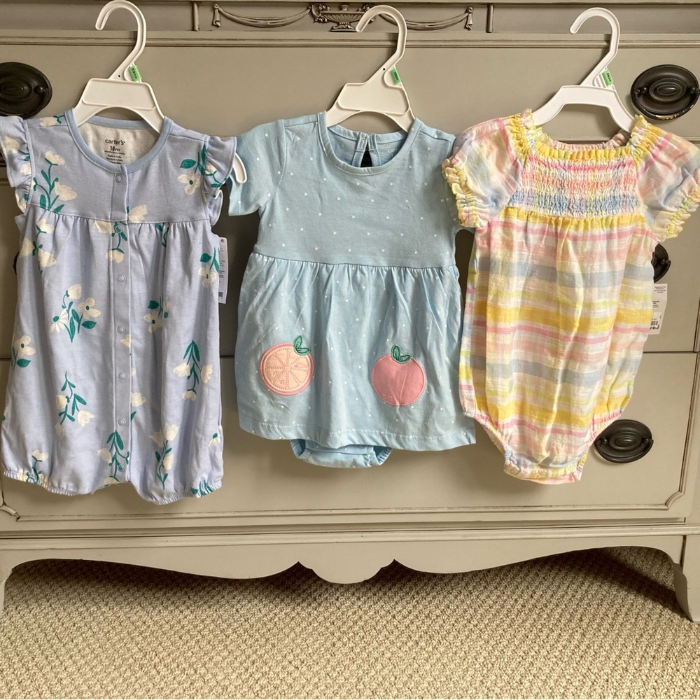 Bundle of 3 18M Baby Girl Rompers